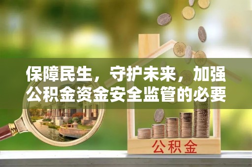 新埔保障民生，守护未来，加强公积金资金安全监管的必要性与实践